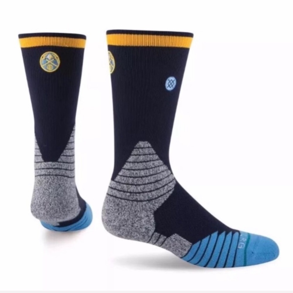 STANCE NBA Basketball Denver Nuggets crew socks